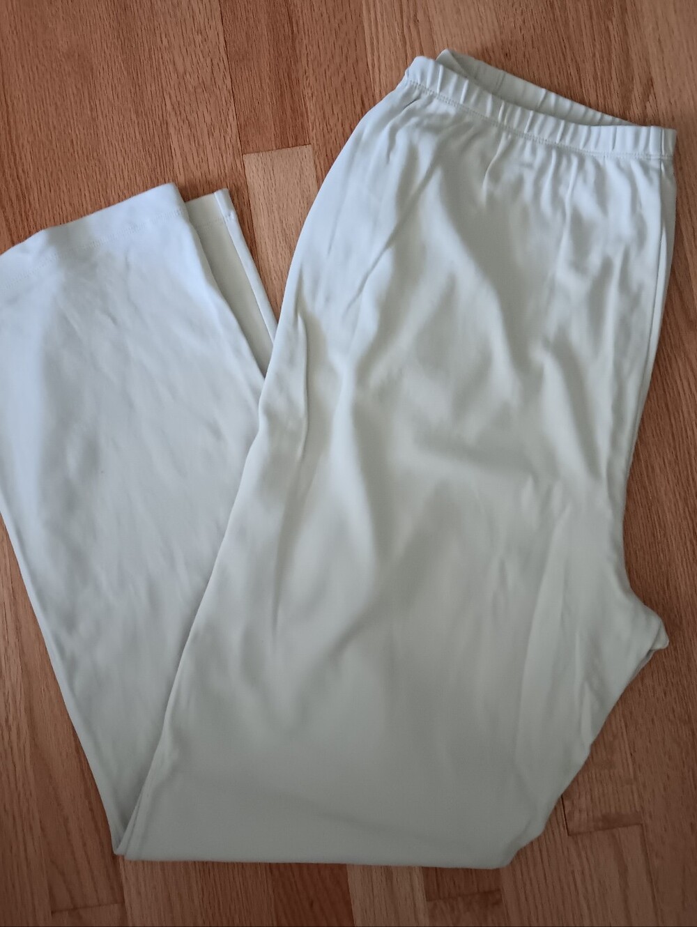 Lands' End Soft Cream Cotton Pants
